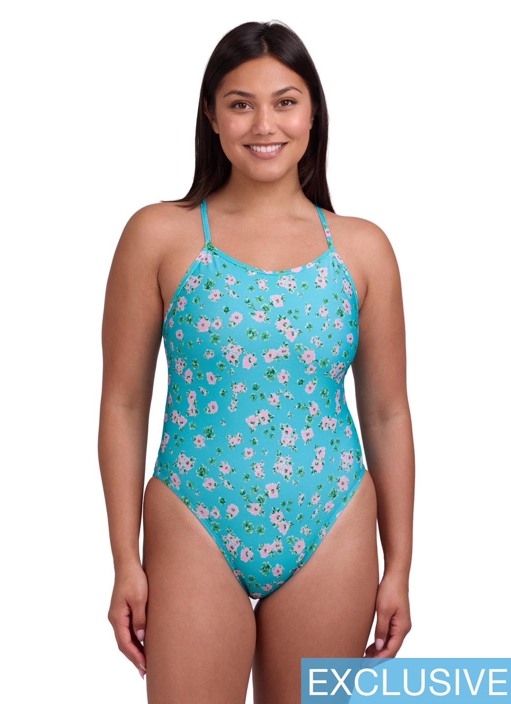 JOLYN Women's Perry Tinybloom One Piece Swimsuit