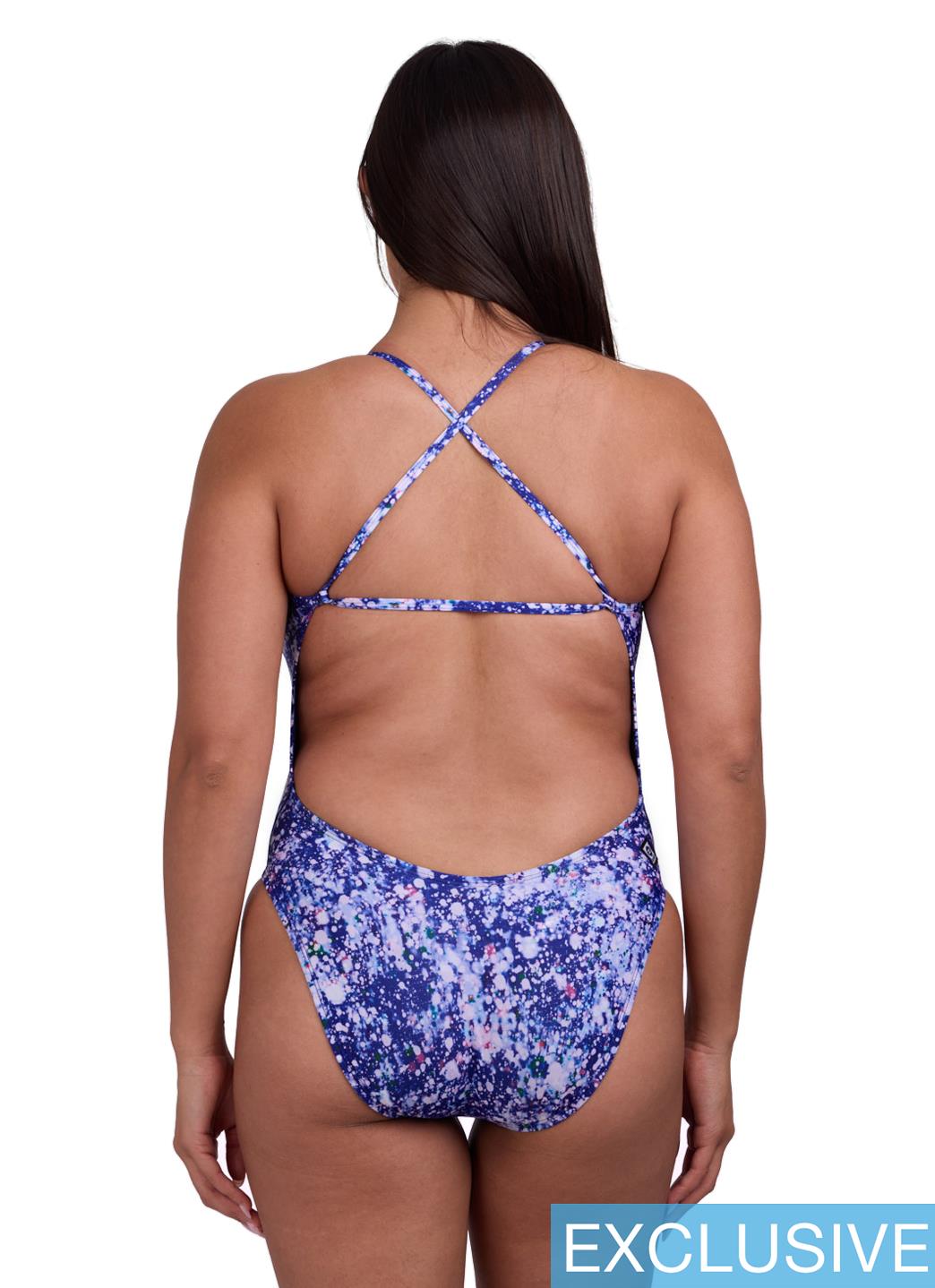 JOLYN Women's Brandon 2 Paintsplash One Piece Swimsuit