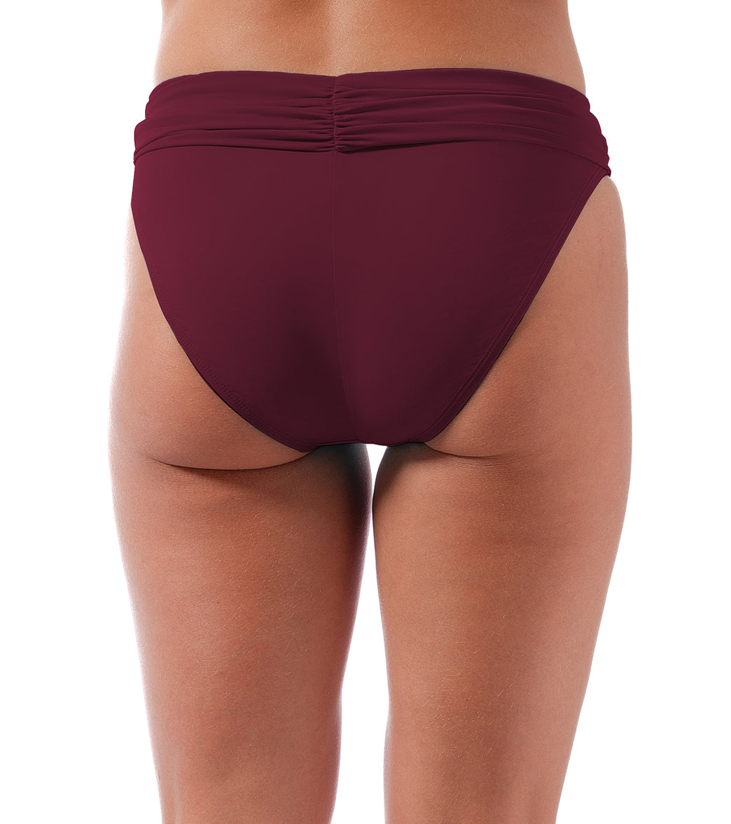 Jantzen Women's Solid Julie Hipster Bikini Bottom