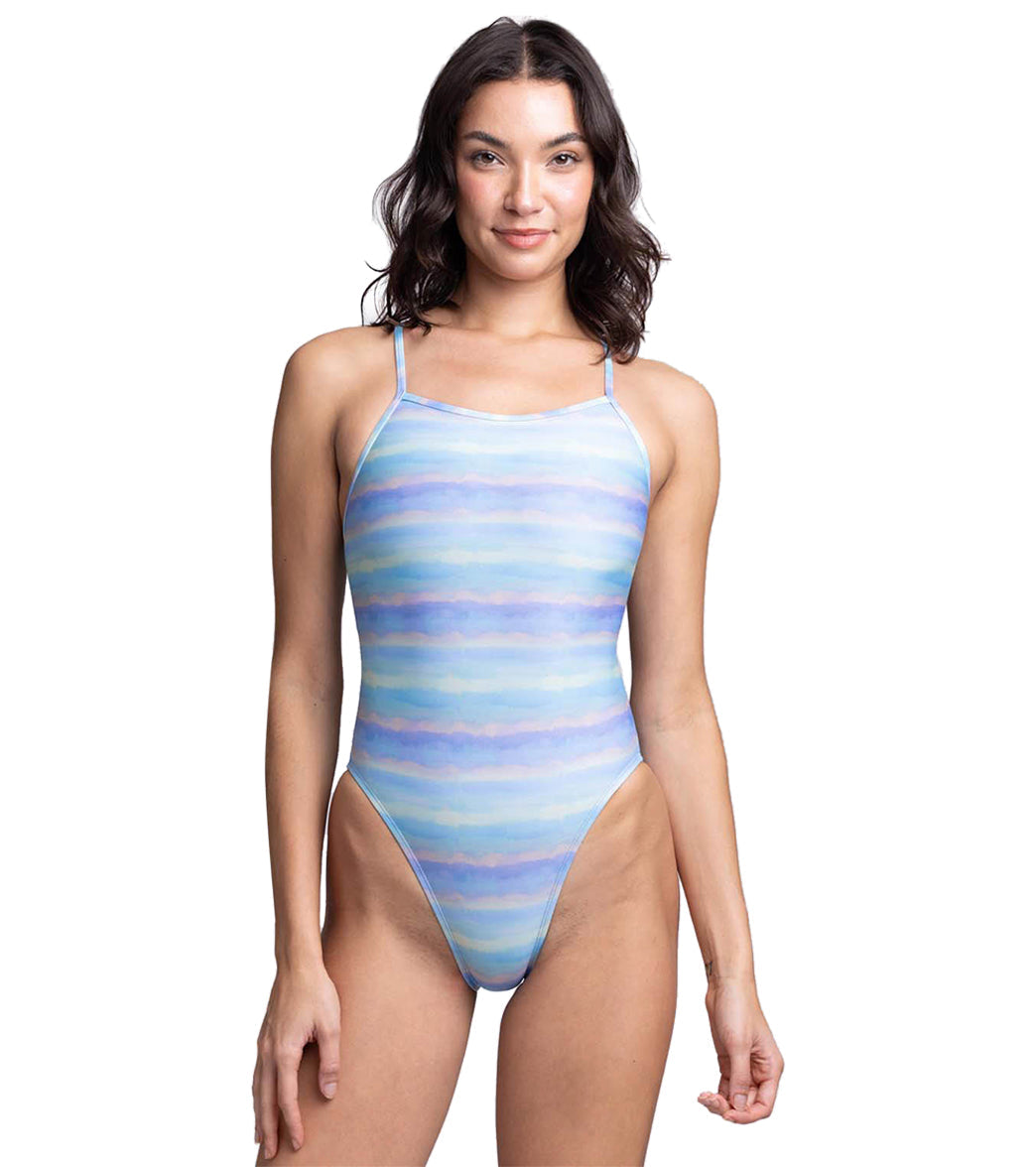 JOLYN Women's Perry Pearl Beach One Piece Swimsuit
