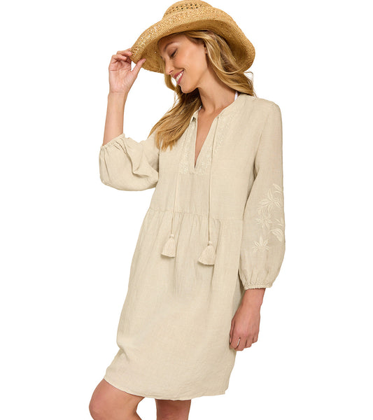 Tommy Bahama Women's St Lucia Floral Embroidered Dress