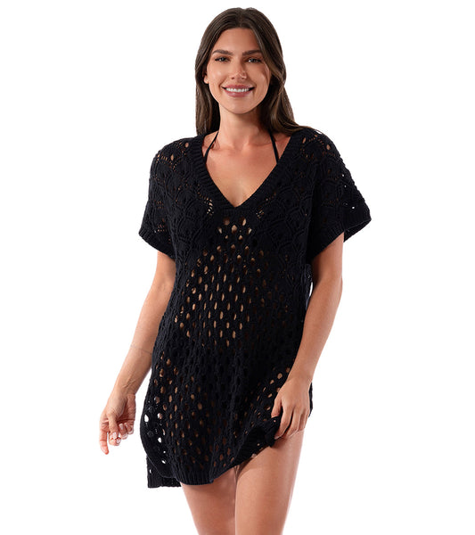 Jantzen Women's Edna Knitted Tunic Cover Up