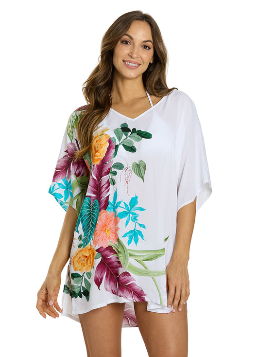 Jantzen Women's Mystic Tropic Celia Tunic Cover Up
