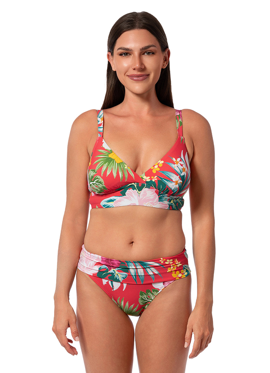 Jantzen Women's Morning Bloom Barbara Convertible Bikini Bottom
