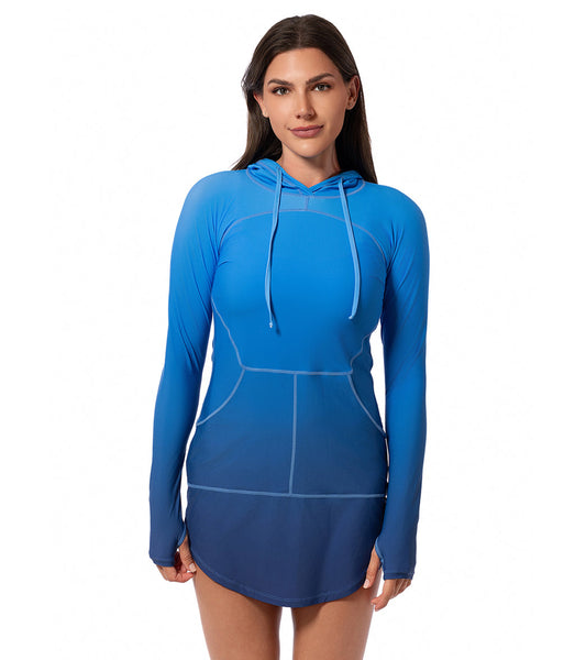 Jantzen x BloqUV Women's Infinity UPF 50+ Hoodie Dress
