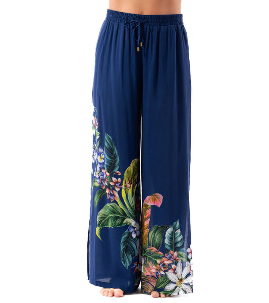 Jantzen Women's Palm Delight Josephine Pull On Cover Up Pant