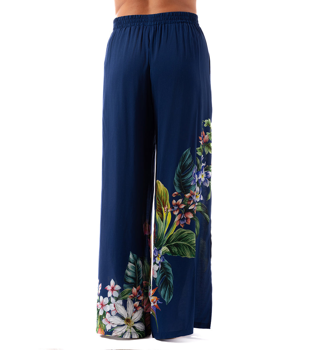 Jantzen Women's Palm Delight Josephine Pull On Cover Up Pant