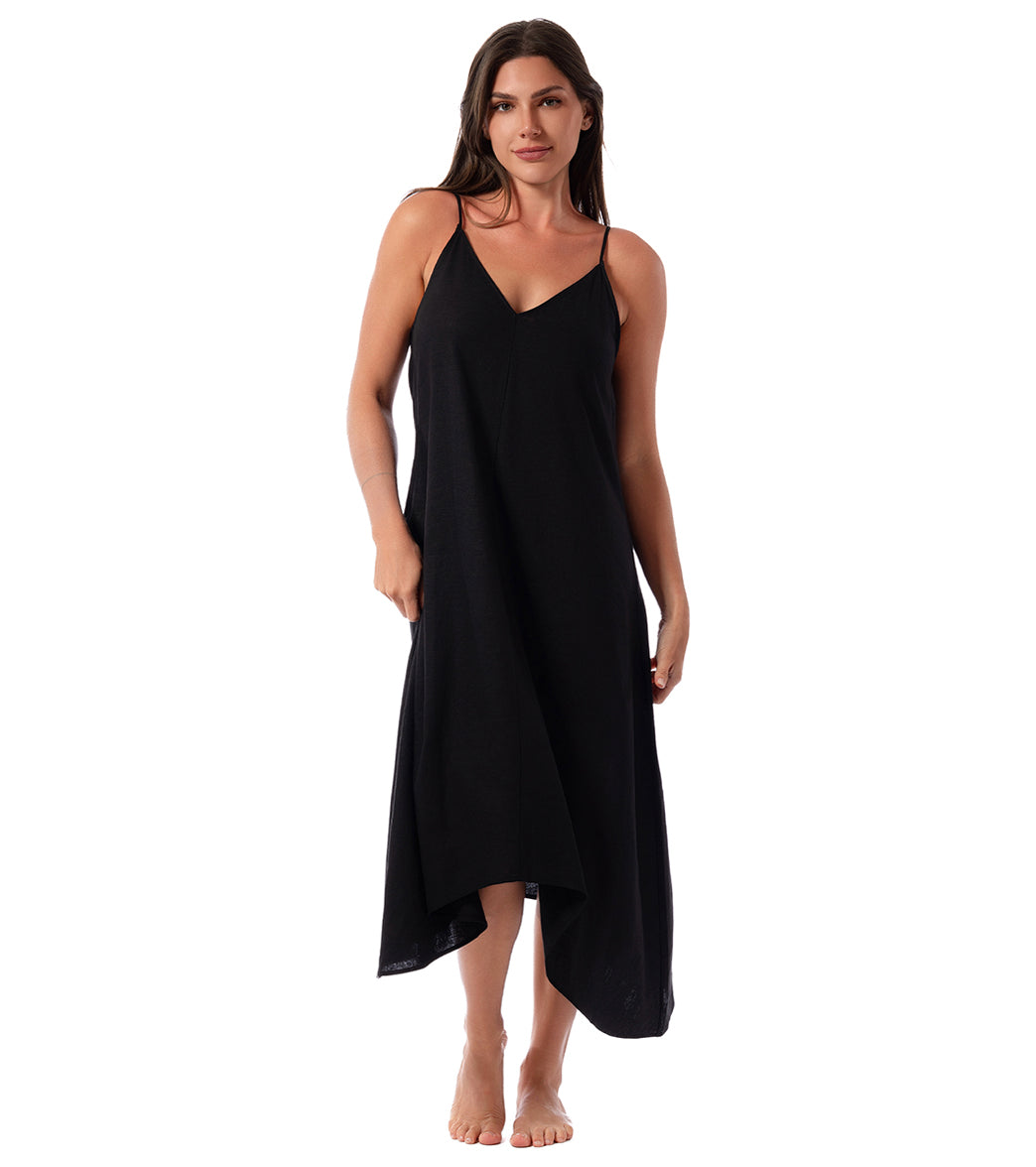 Jantzen Women's Royal Black Maggie Scarf Dress Cover Up