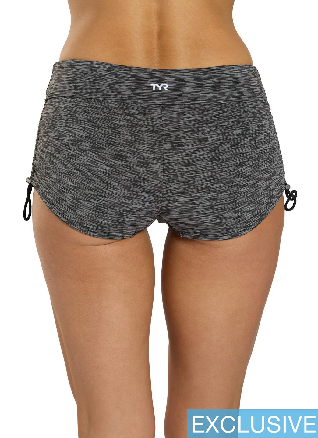 TYR Women's Sonoma Durafast Elite Della Boyshort Swim Bottom
