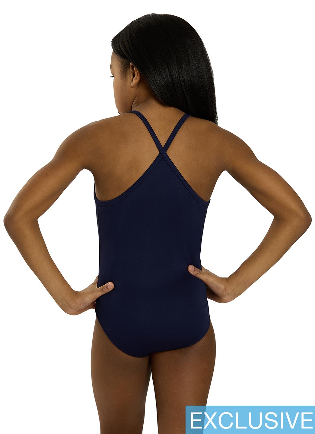 TYR Girls' Solid Durafast Elite Addy Diamondfit One Piece Swimsuit (Little Kid, Big Kid)