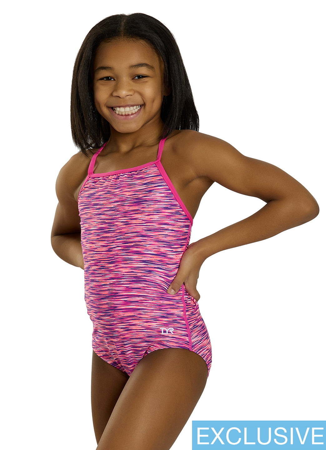 TYR Girls' Sonoma Durafast Elite Addy Diamondfit One Piece Swimsuit (Little Kid, Big Kid)