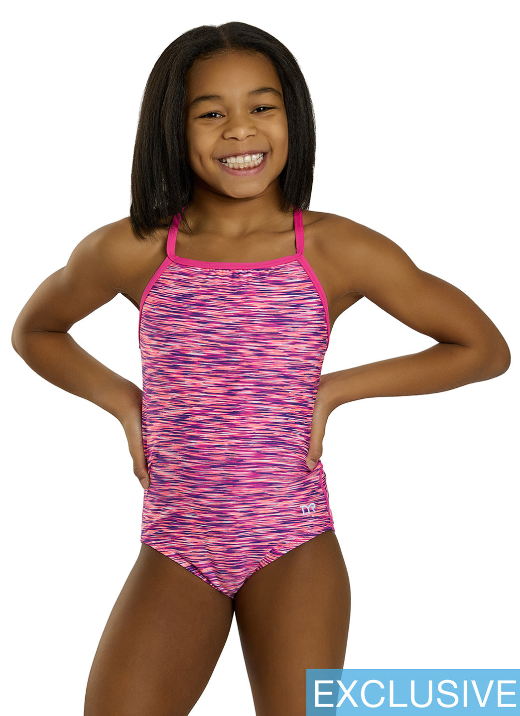 TYR Girls' Sonoma Durafast Elite Addy Diamondfit One Piece Swimsuit (Little Kid, Big Kid)