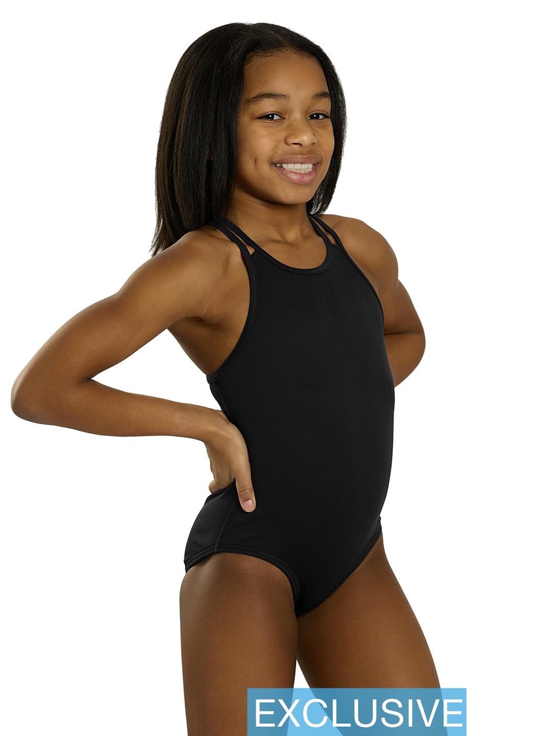 TYR Girls' Solid Durafast Elite Oliviafit One Piece Swimsuit (Toddler, Little Kid, Big Kid)
