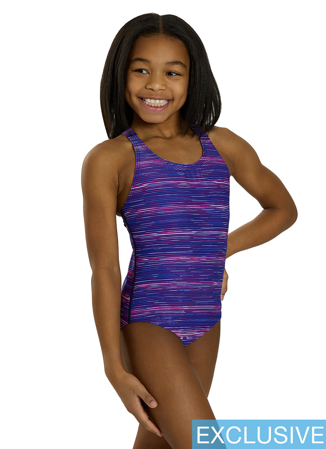 TYR Girls' Cyprus Durafast Elite Ella Maxfit One Piece Swimsuit (Little Kid, Big Kid)