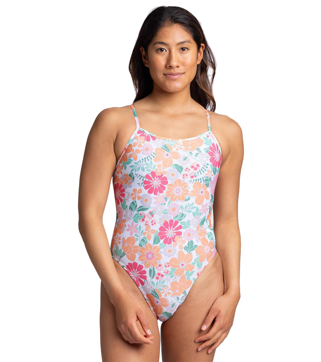 JOLYN Women's Perry Bouquet One Piece Swimsuit