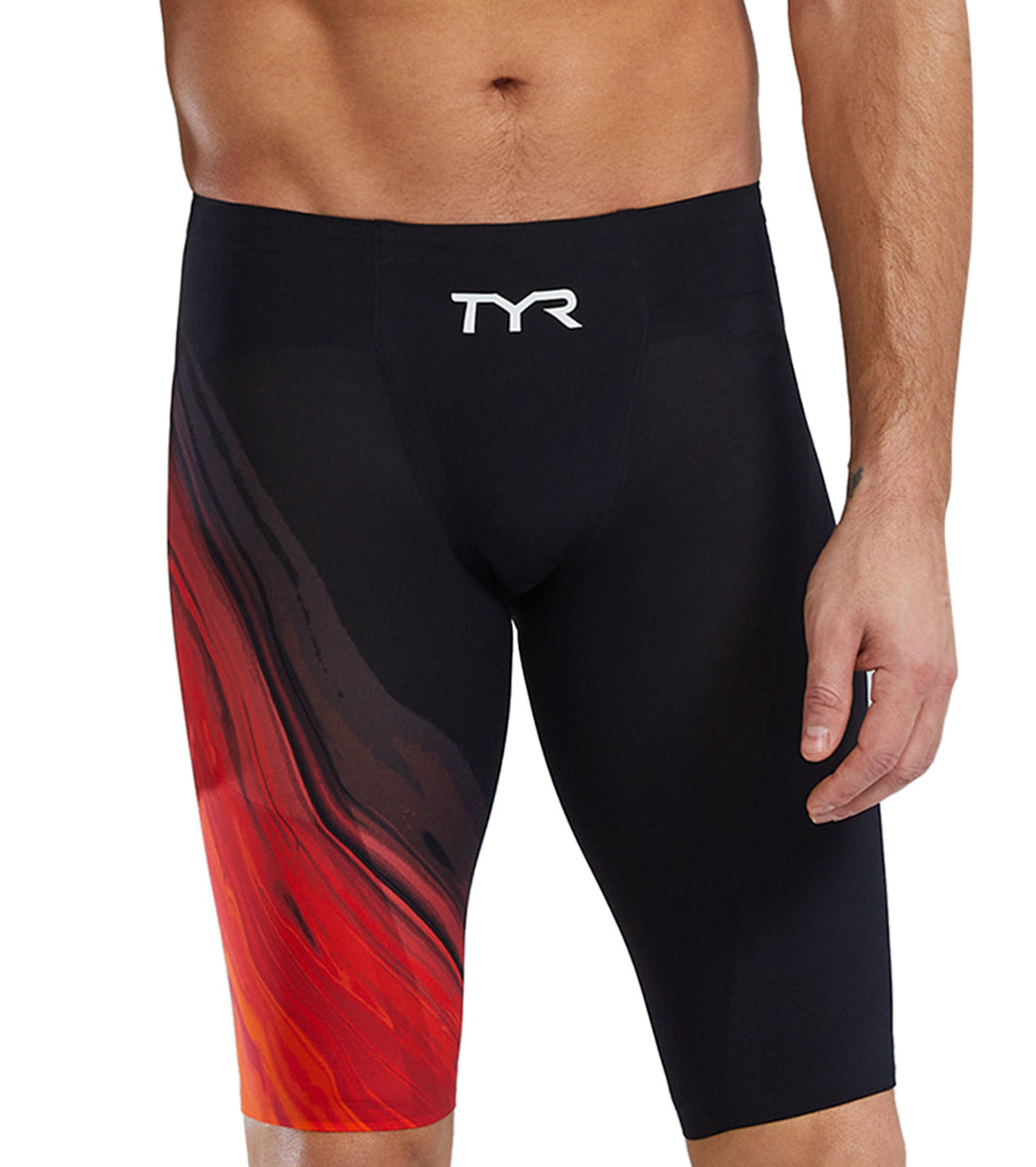 TYR Men's Venzo Volconyx High Waist Jammer Tech Suit Swimsuit