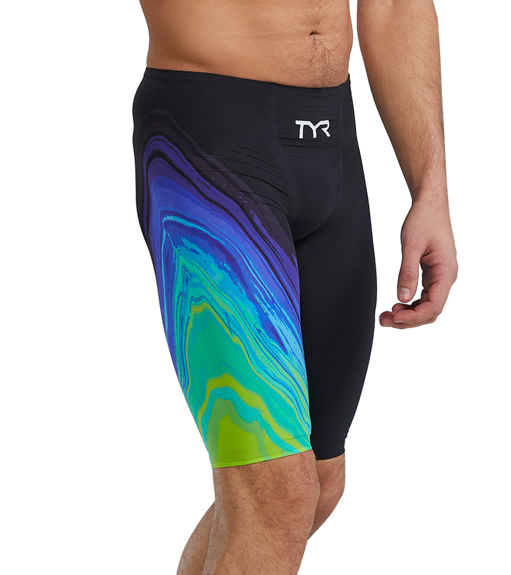 TYR Men's Venzo Volconyx High Waist Jammer Tech Suit Swimsuit