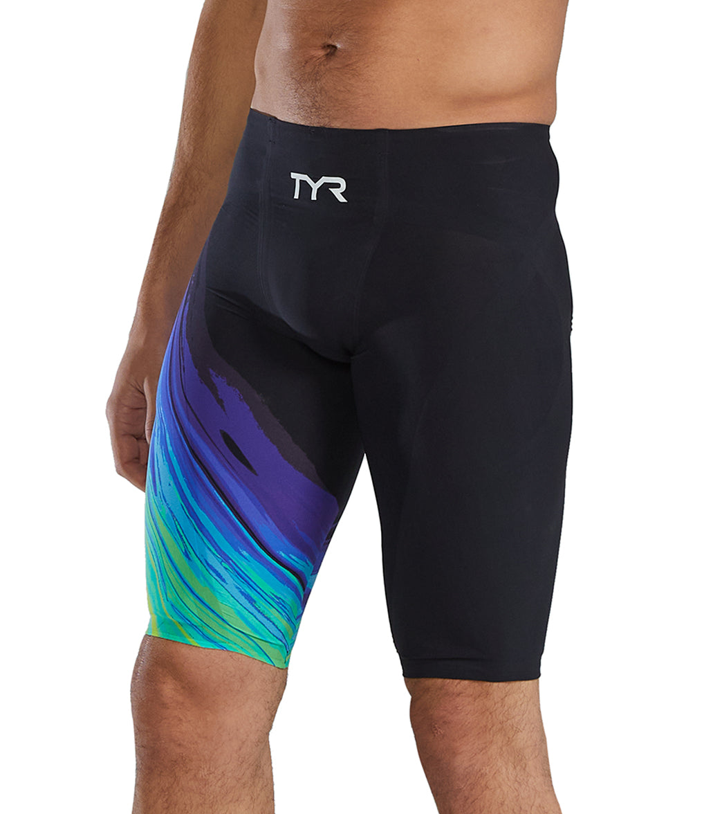 TYR Men's Venzo Volconyx High Waist Jammer Tech Suit Swimsuit
