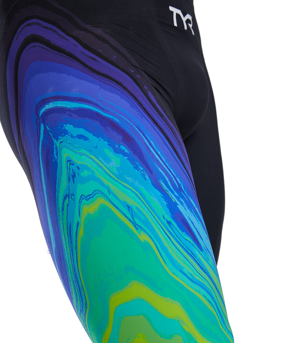 TYR Men's Venzo Volconyx High Waist Jammer Tech Suit Swimsuit