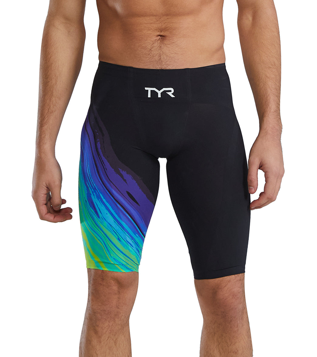 TYR Men's Venzo Volconyx High Waist Jammer Tech Suit Swimsuit