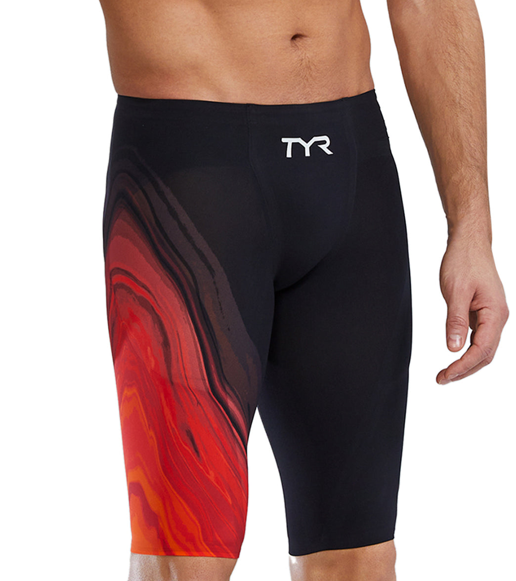 TYR Men's Venzo Volconyx High Waist Jammer Tech Suit Swimsuit