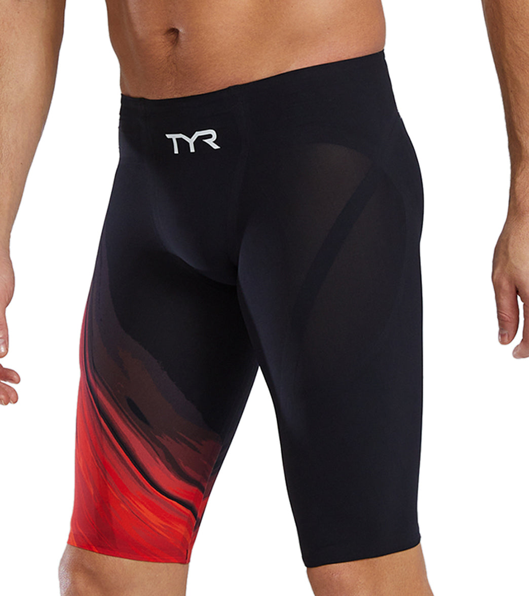 TYR Men's Venzo Volconyx High Waist Jammer Tech Suit Swimsuit