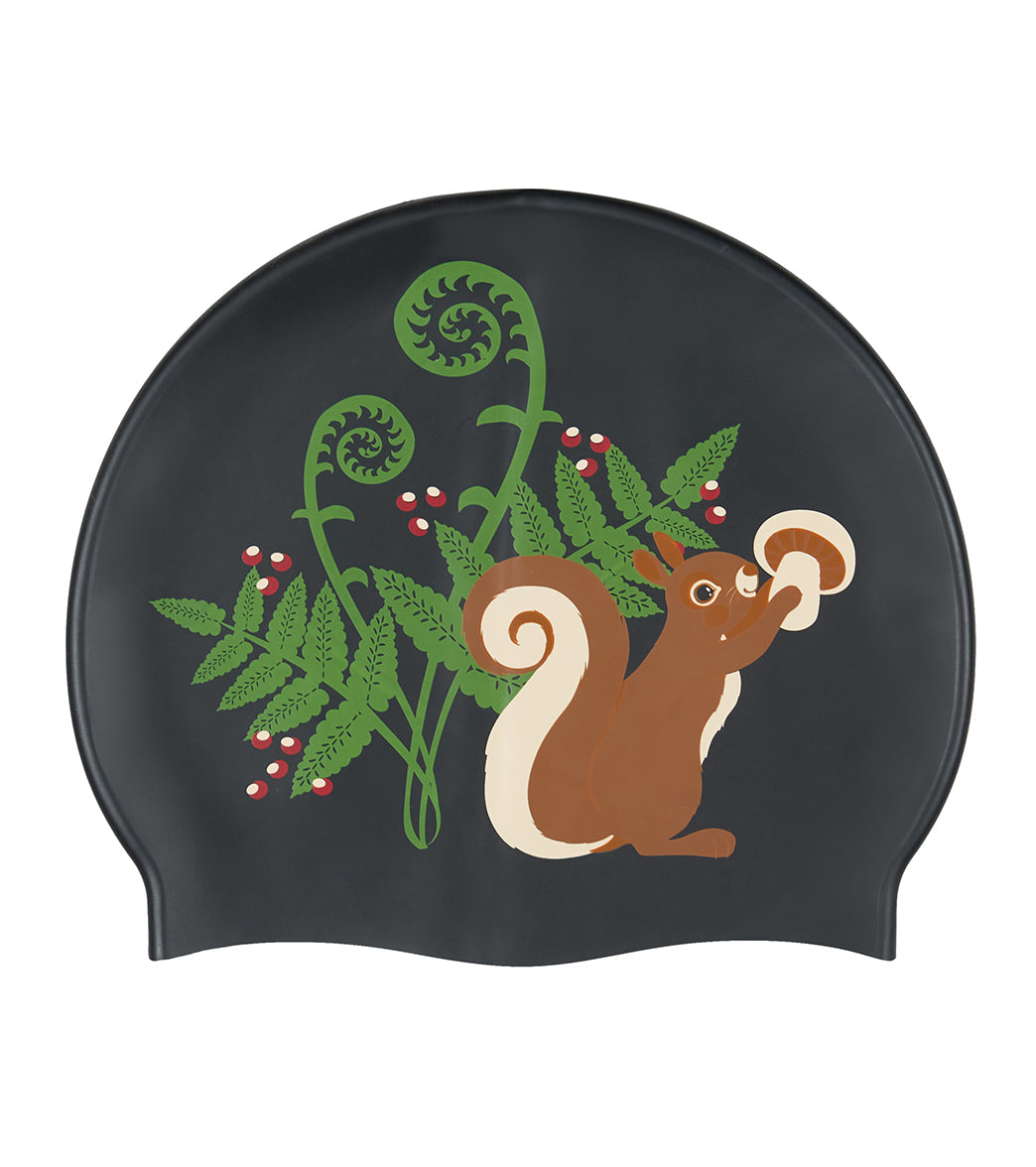 Sporti Forest Friends Silicone Swim Cap