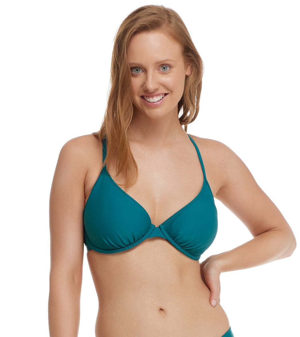 Body Glove Swimwear Smoothies Solo D/DD/E/F Cup Underwire Bikini Top