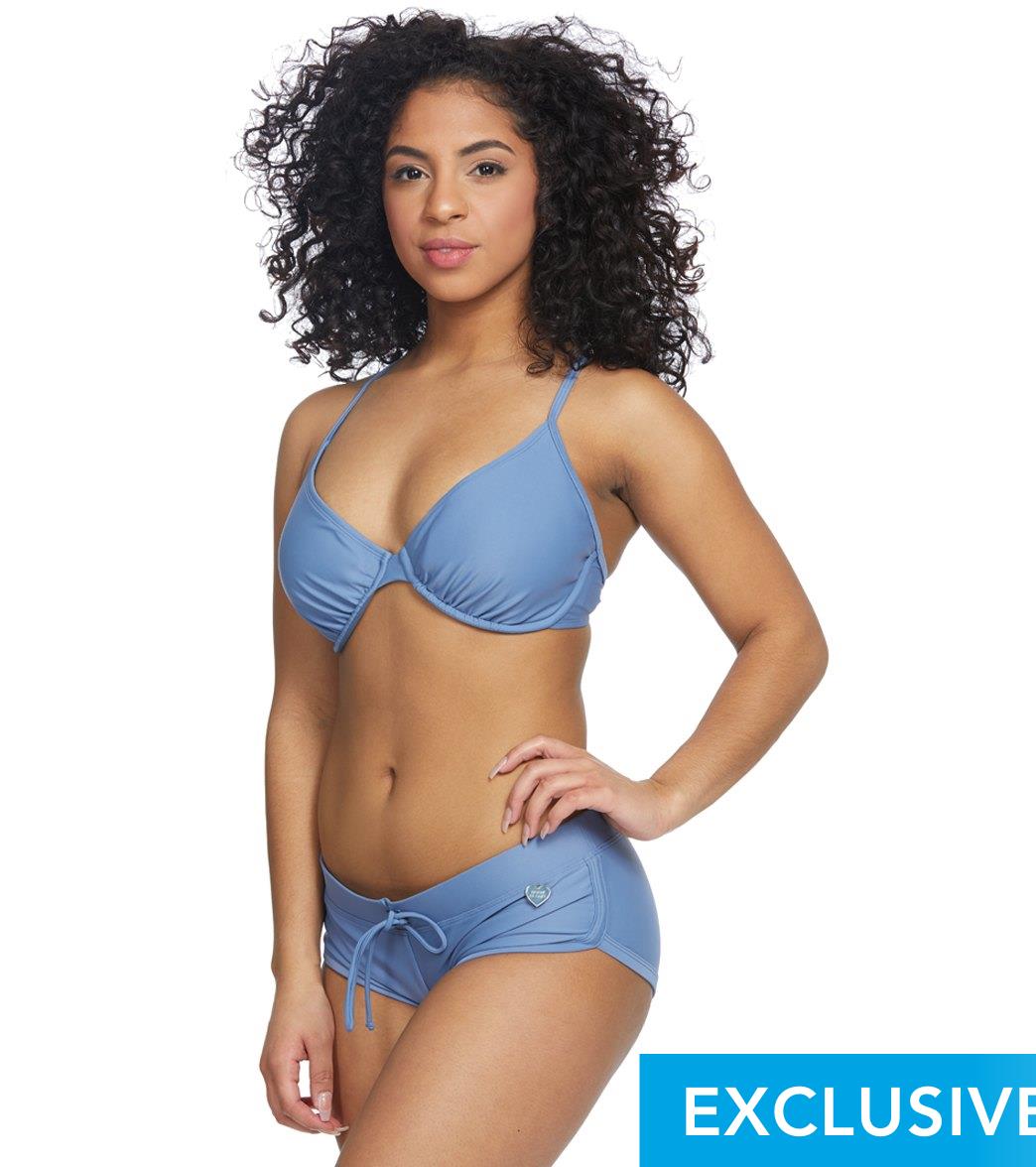 Body Glove Swimwear Smoothies Solo D/DD/E/F Cup Underwire Bikini Top