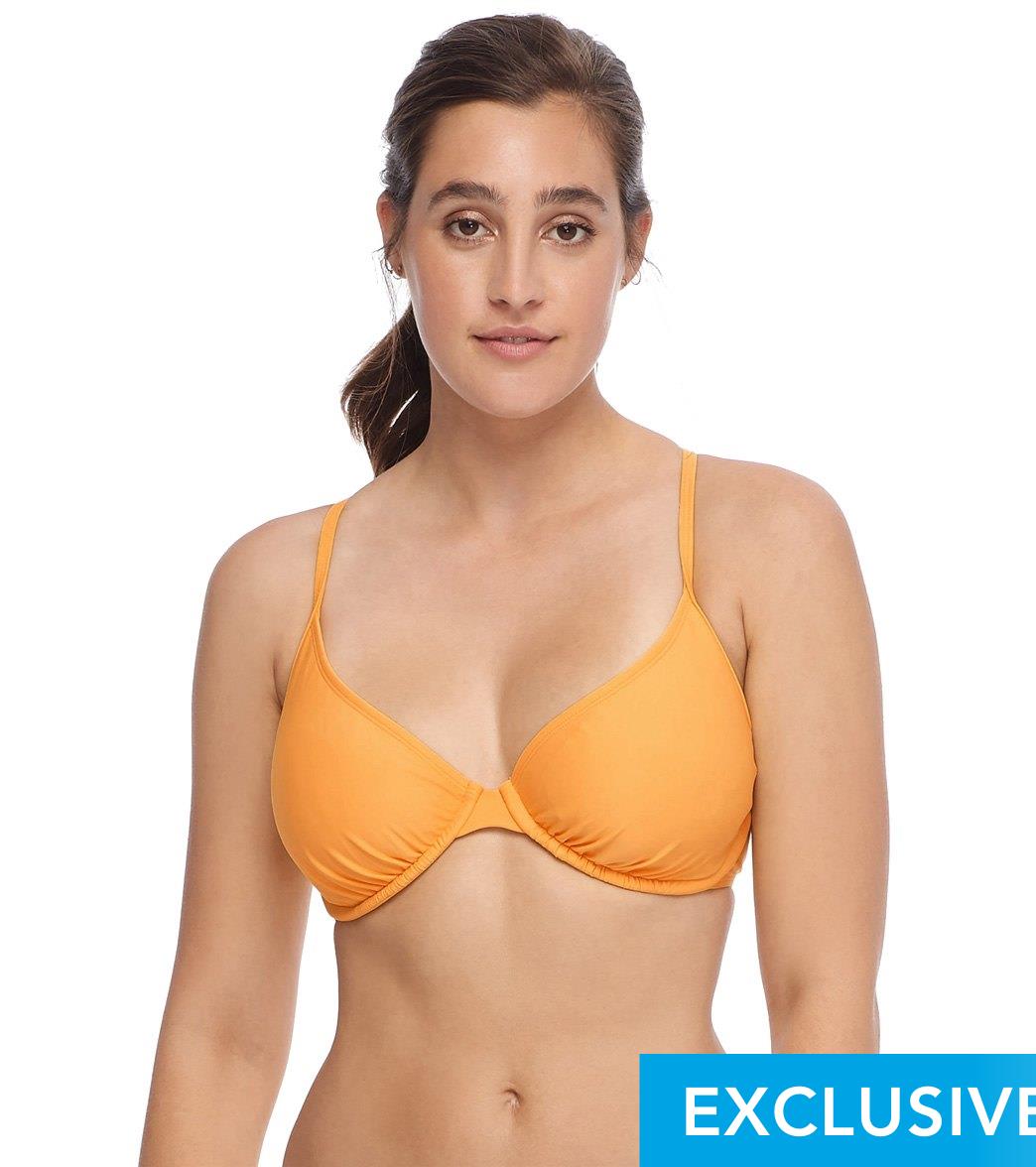 Body Glove Swimwear Smoothies Solo D/DD/E/F Cup Underwire Bikini Top