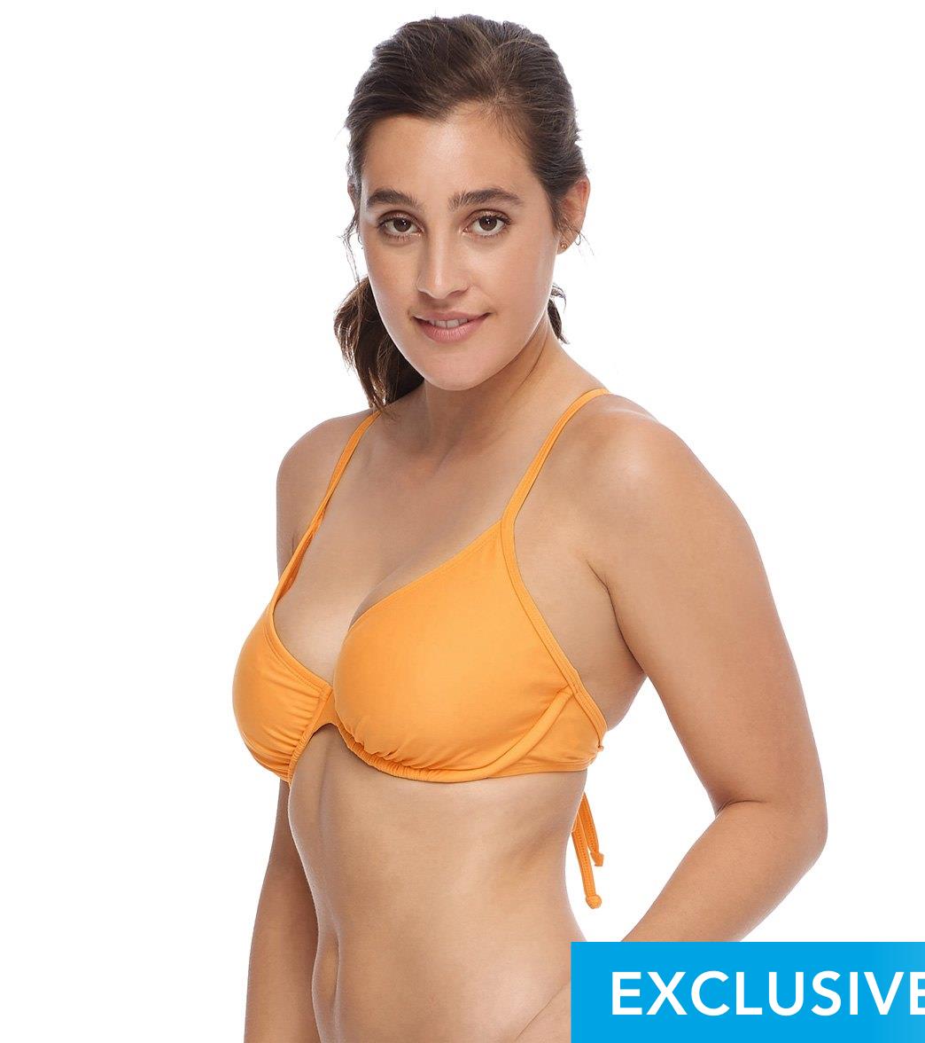 Body Glove Swimwear Smoothies Solo D/DD/E/F Cup Underwire Bikini Top