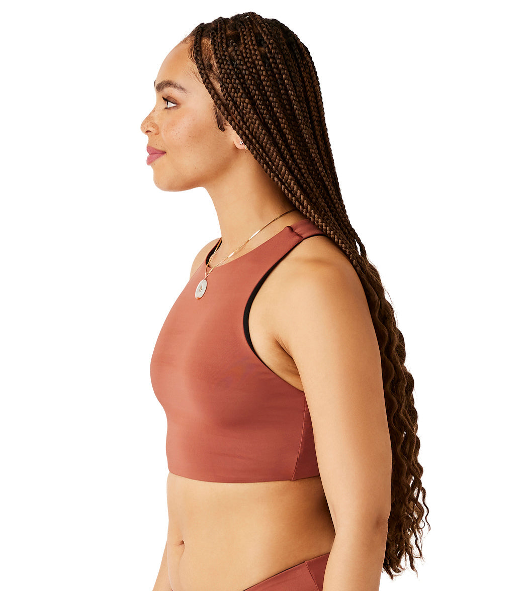 Carve Designs Sanitas Reversible High Neck Bikini Top