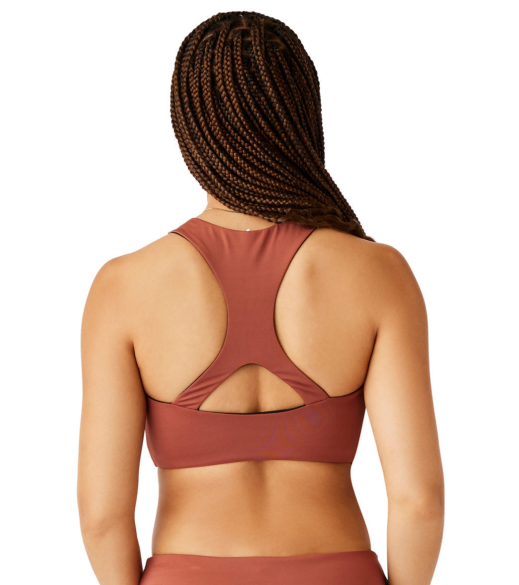 Carve Designs Sanitas Reversible High Neck Bikini Top