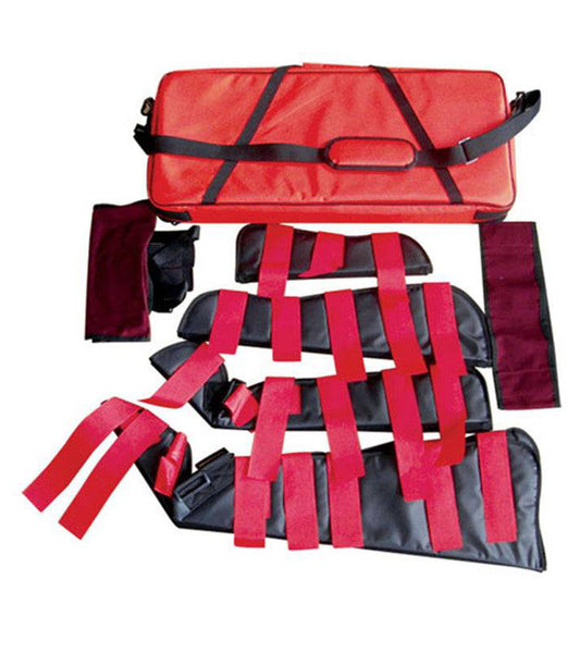 LINE2Design Heavy Duty Emergency Fracture Immobilization Arm and Leg Care Splints with Carrying Case