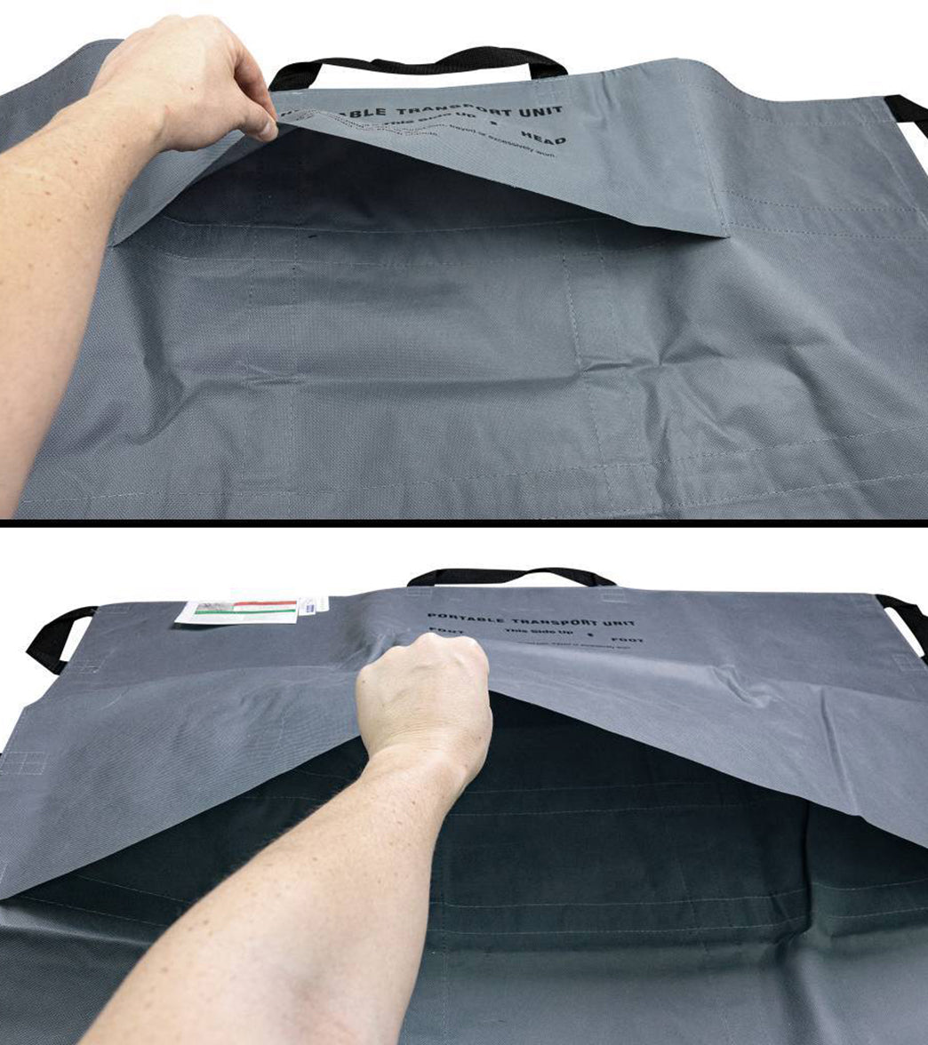 LINE2Design Portable Transport Unit Durable 14 Handled Patient Transfer