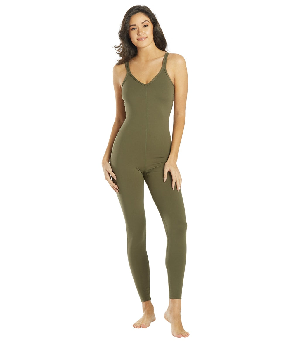 Everyday Yoga Strappy Back Long Leotard 28"