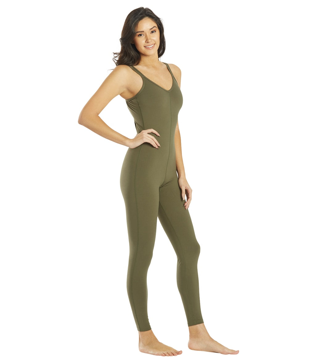 Everyday Yoga Strappy Back Long Leotard 28"