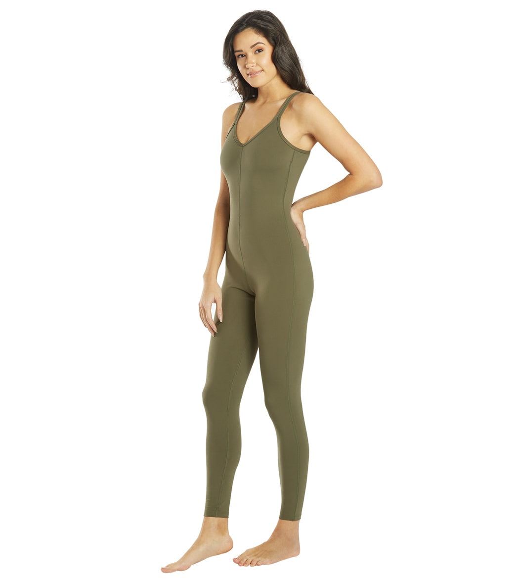 Everyday Yoga Strappy Back Long Leotard 28"
