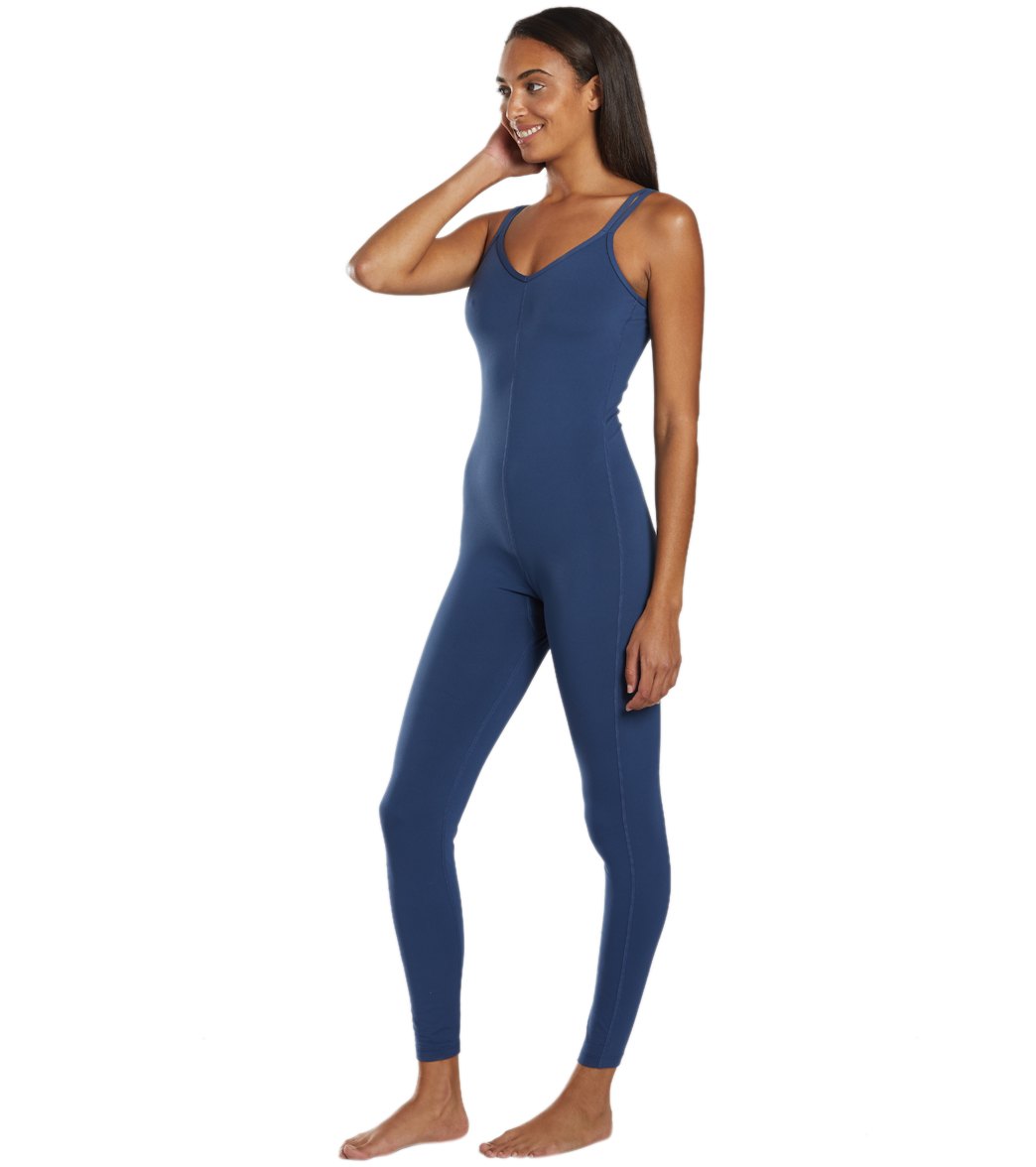 Everyday Yoga Strappy Back Long Leotard 28"