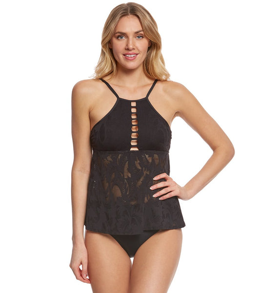 Athena Sahara Palm Cypris High Neck Tankini Top