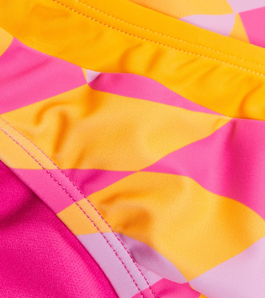 Speedo Girls' Printed Bikini Swimsuit Set (Little Kid, Big Kid)