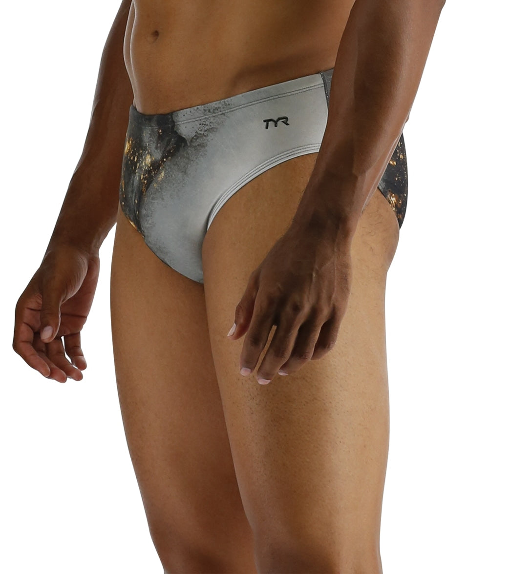 TYR Men's Pyrite Racer Brief Swimsuit