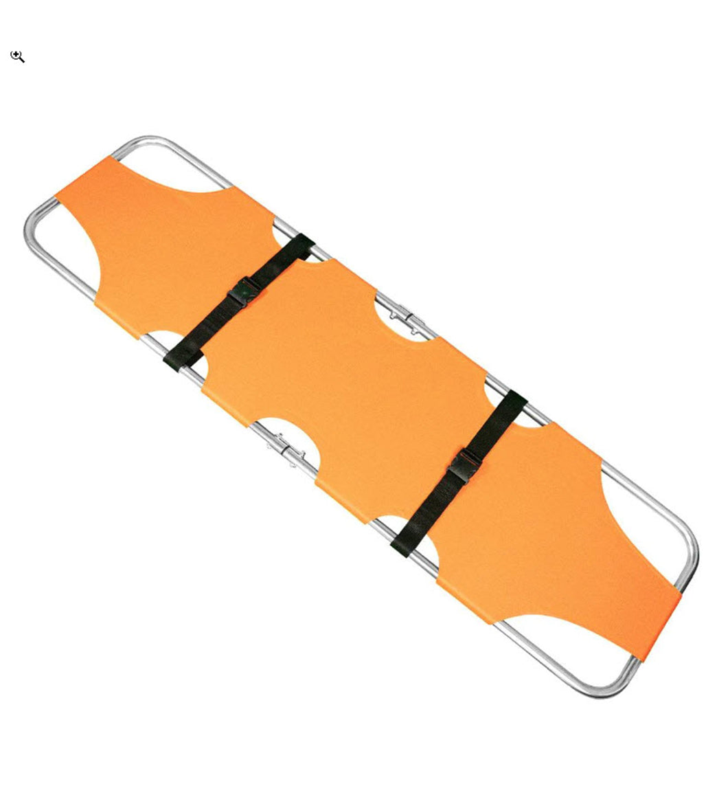 LINE2Design EMS Emergency Medical Fold Away Stretcher Portable Flat Folding Equipment