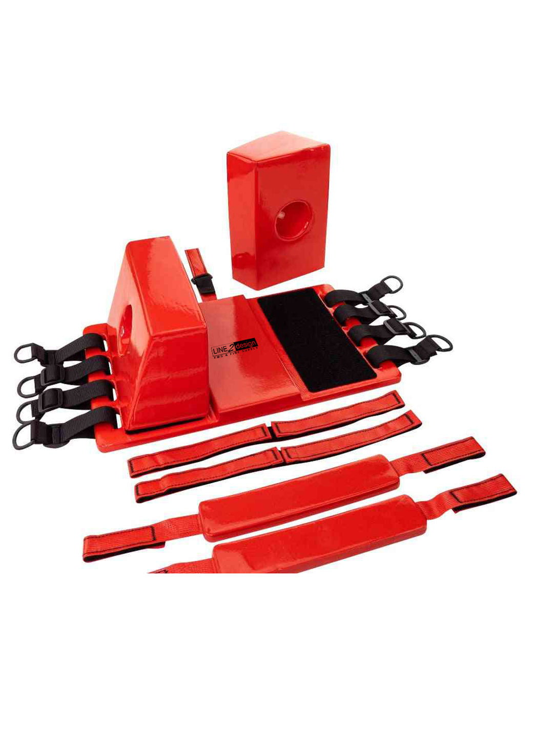 LINE2Design Spine Board Head Immobilizer for Backboard