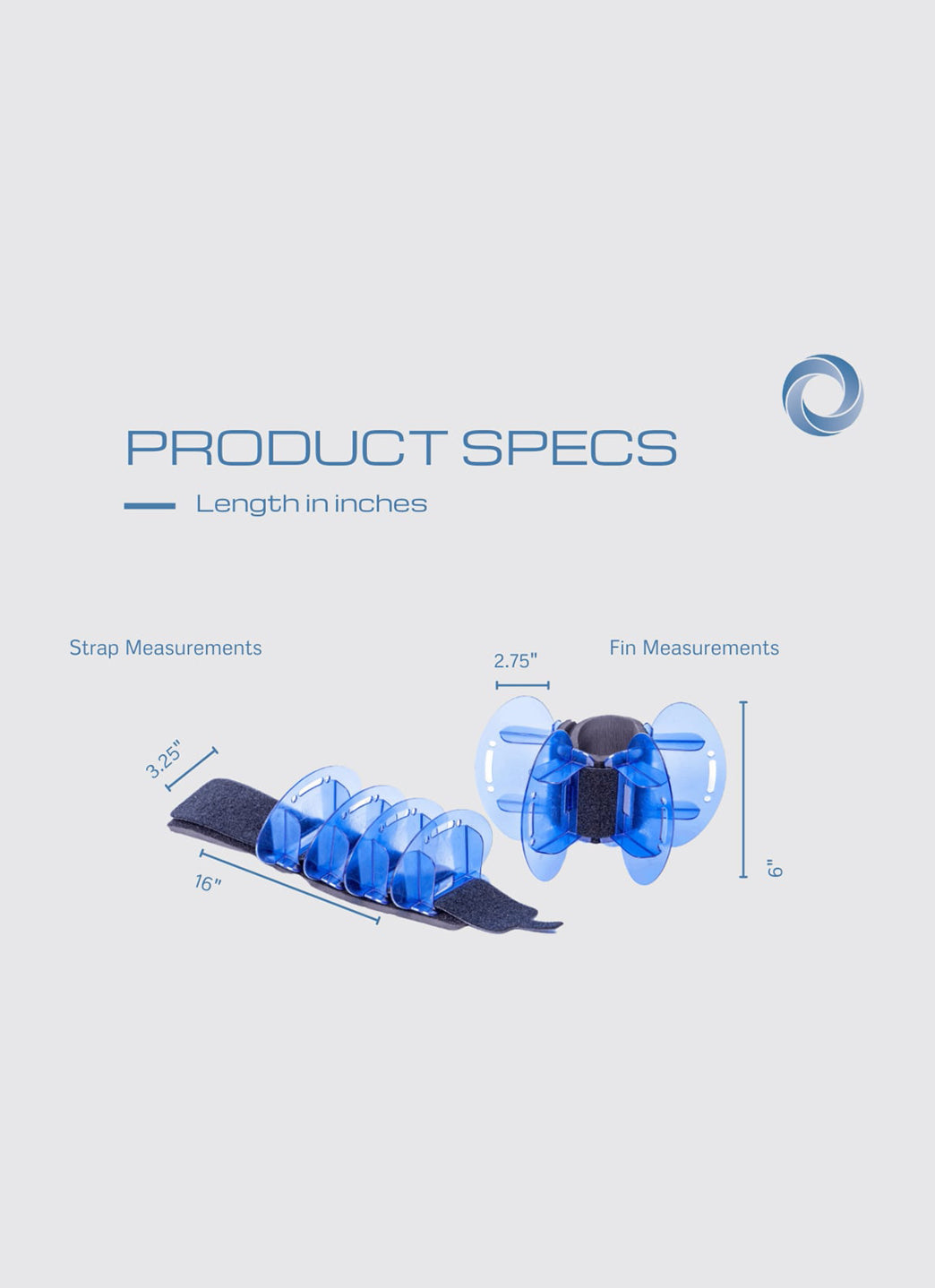 Hydrorevolution Aqualogix MAXIMUM Resistance Fin/Cuff