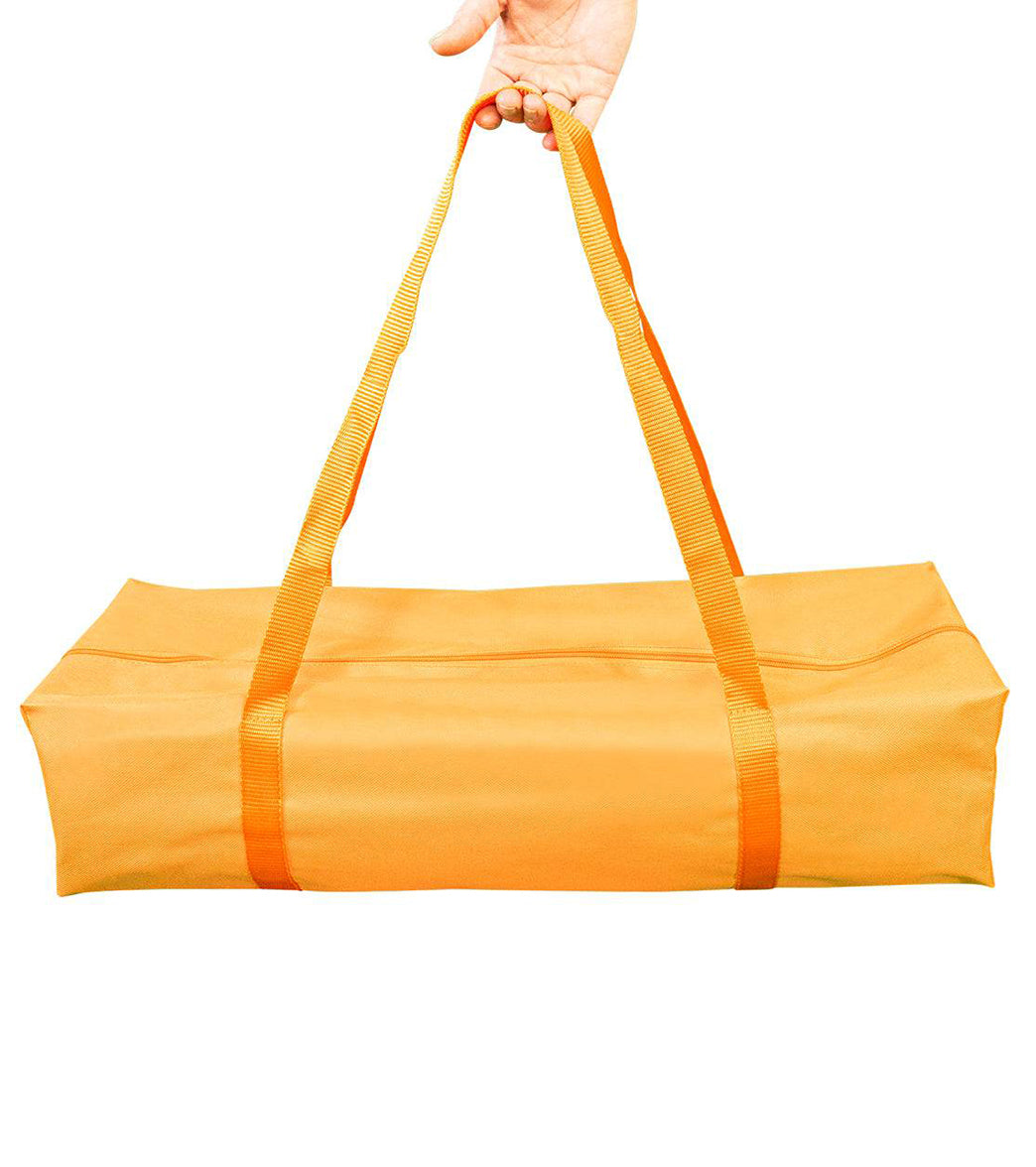 LINE2Design EMS Portable Stretcher Emergency Foldaway Medical Flat Four Steel Bars Stretchers with Grip Handles & Zippered Carrying Case