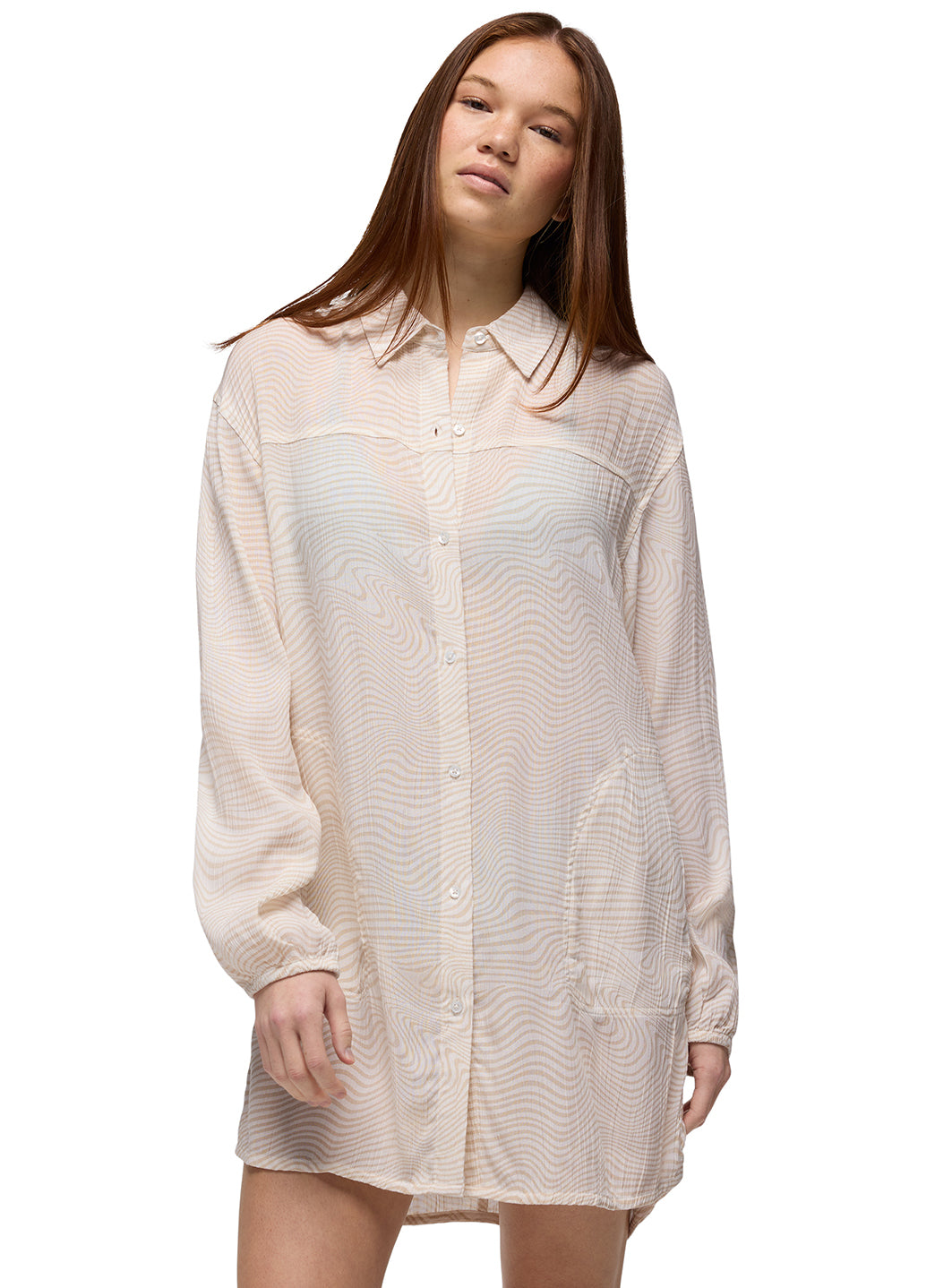 prAna Women's Fernie Cover Up Shirt