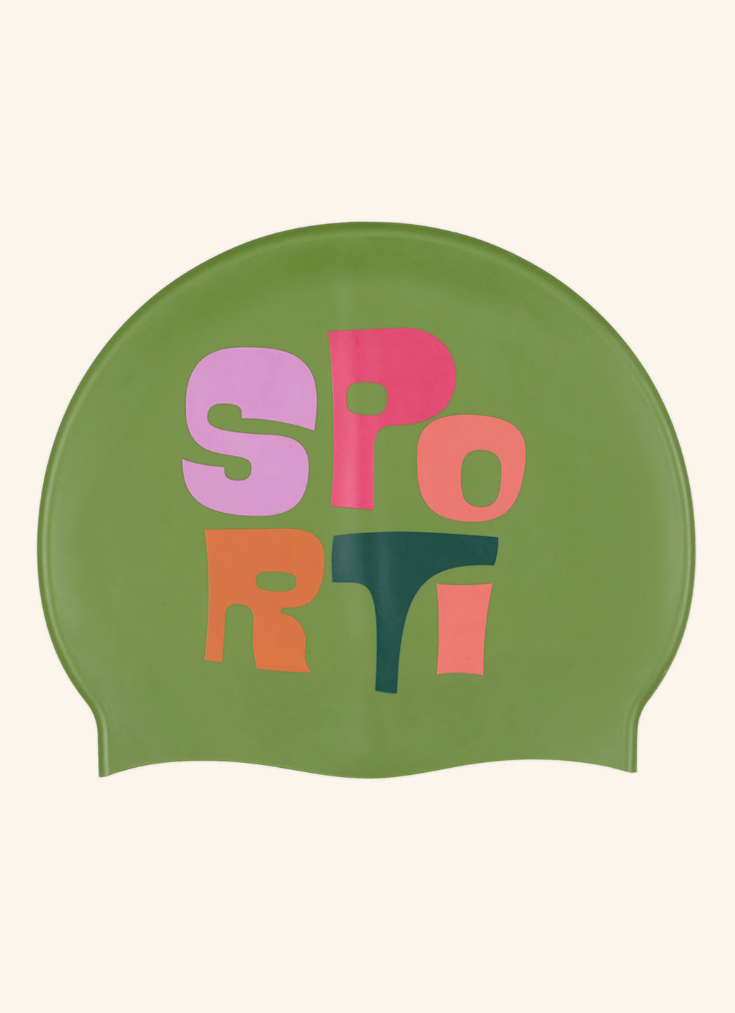 Sporti Pop Silicone Swim Cap