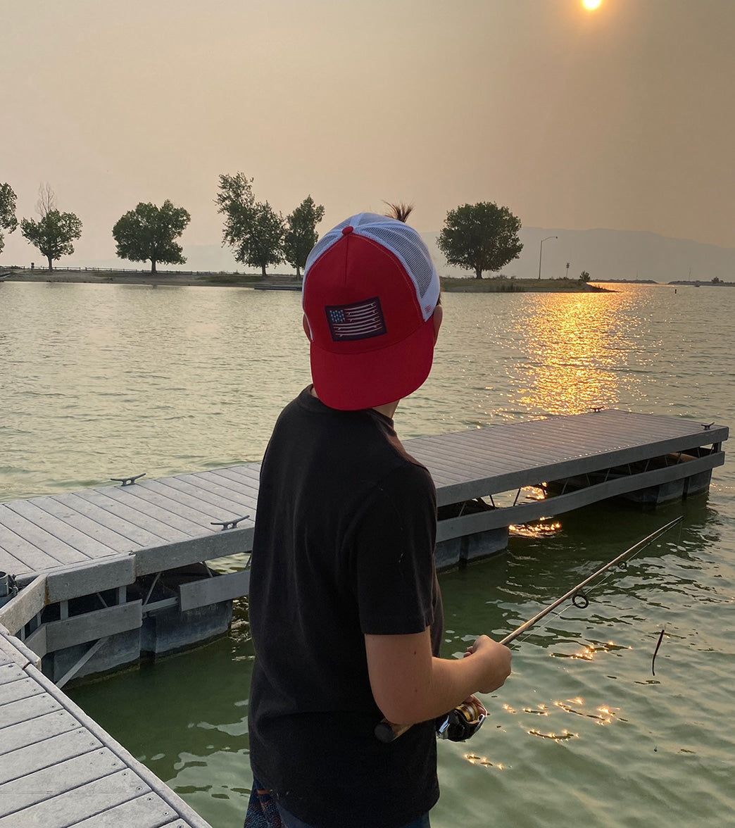 Wet Products American Surf Flag Trucker Cap