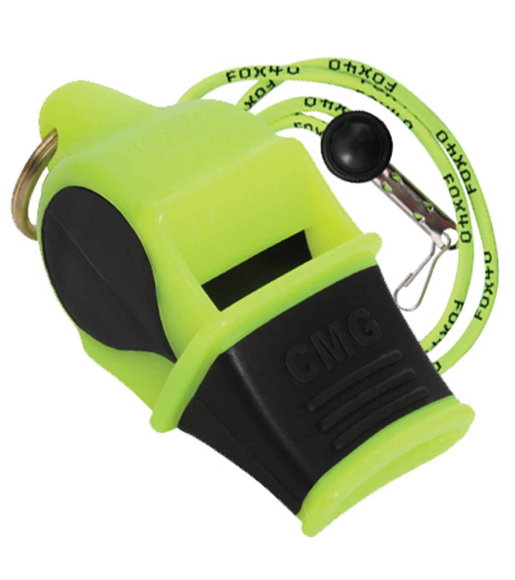 Fox40 Sonik Blast CMG Multi Color Lifeguard Whistle w/ Lanyard